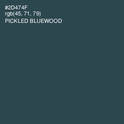 #2D474F - Pickled Bluewood Color Image